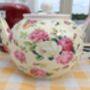 Two Cup Teapot In Rose Design, thumbnail 1 of 7