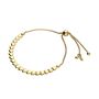 Lucinda 18ct Gold Plate Heart Friendship Bracelet, thumbnail 1 of 3