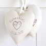 Personalised Wedding Hanging Heart Gift, thumbnail 1 of 12