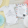 'Dad To Be' Sleepsuit Stork Mail From Mummy's Tummy, thumbnail 10 of 12