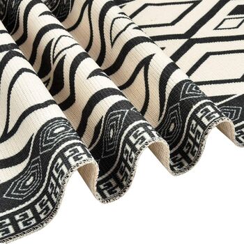 Table Runner Dining Table Geometric Design With Tassels, 7 of 7