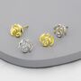 Sterling Silver Dragon Stud Earrings, thumbnail 5 of 11