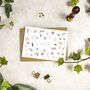 Blush Pink Roses, Gypsophila And Eucalyptus Thank You Cards, thumbnail 7 of 7