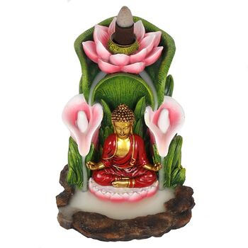 Colourful Buddha Backflow Incense Burner, 2 of 4