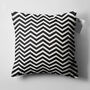 Black And White Soft Cushion Cover With Zig Zag Pattern, thumbnail 5 of 7