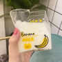 Cute Fruit Milk Carton Glass Cup, thumbnail 4 of 8