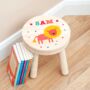 Personalised Kid’s Lion Wooden Stool, thumbnail 4 of 5