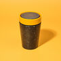 Circular And Co Coffee Cup Made From Paper Cups 8oz Grey And Mustard, thumbnail 1 of 8