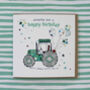 Birthday Card Tractor Theme, thumbnail 1 of 1