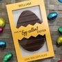 Personalised Eggcellent Chocolate Easter Eggs Card, thumbnail 2 of 4