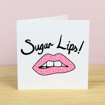 Sugar Lips Valentines Card, 2 of 2