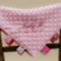 Personalised And Embroidered Pink Taggies Baby Comforter, thumbnail 1 of 8