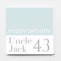 Happy Birthday Age Boy Greeting Card, thumbnail 6 of 6