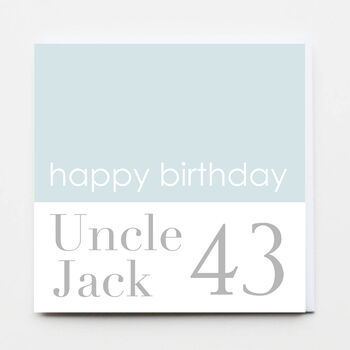 Happy Birthday Age Boy Greeting Card, 6 of 6