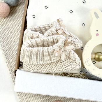 New Parents And New Baby Little Bunny Letterbox Gift Set, 4 of 7