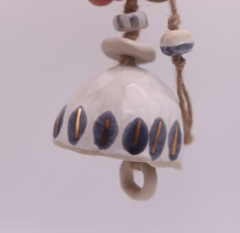 Handmade Ceramic Bell Hanging Decorations, 3 of 7