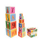 Colourful Creatures Stacking Blocks Toy, thumbnail 1 of 5