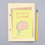 You Make My Brain Happy Valentine's Card, thumbnail 1 of 2