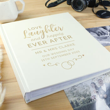 Personalised 'Happily Ever After' Photo Album, 3 of 4