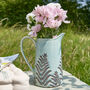 Personalised Blue Fern Ceramic Pitcher, thumbnail 1 of 10