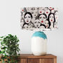 Beauties, Retro Black White And Red Lampshade, thumbnail 6 of 7