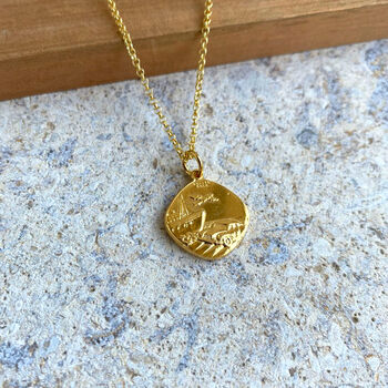 St. Christopher Necklace Rolled Gold, 3 of 5