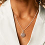 Crown Chakra Amethyst Sterling Silver Necklace, thumbnail 1 of 9