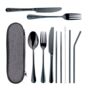 Stainless Steel Travel Cutlery Gift Set For Him, thumbnail 1 of 7