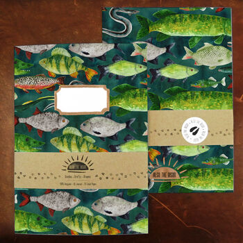 Flumens Freshwater Fish Print A5 Lined Journal, 4 of 8