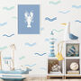 Sea Wave Wall Decals, thumbnail 1 of 2