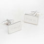 Contemporary Personalised Cufflinks, thumbnail 2 of 10