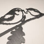 Long Tailed Tit And Chick Metal Garden Art, thumbnail 3 of 6