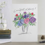 'Congratulations!' Floral Celebration Card, thumbnail 1 of 3