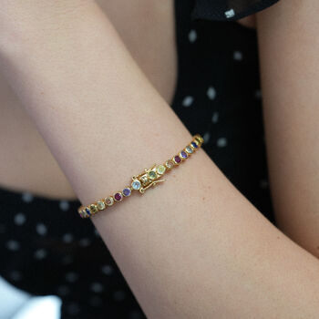 Rainbow Tennis Bracelet, 6 of 7