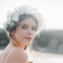 Ivory Flower Crown Halo With Berries 'Rosenwyn', thumbnail 5 of 8