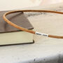 Personalised 3mm Cork Necklace With Sterling Silver Clasp, thumbnail 2 of 8