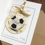 Personalised Football Bauble, thumbnail 2 of 3