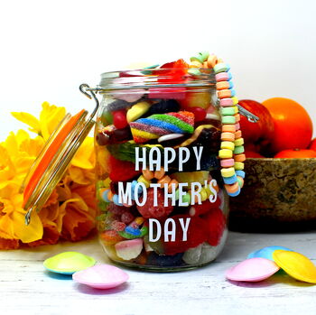 Mother's Day Personalised Retro Sweets Jar, 2 of 4