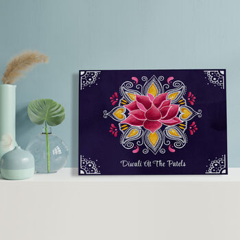 Personalised Diwali Rangoli Framed Print, 3 of 6