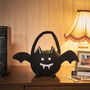 Halloween Felt Bat Basket For Trick Or Treating, thumbnail 1 of 4