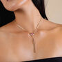 Three Chain Dangle Necklace, thumbnail 1 of 3