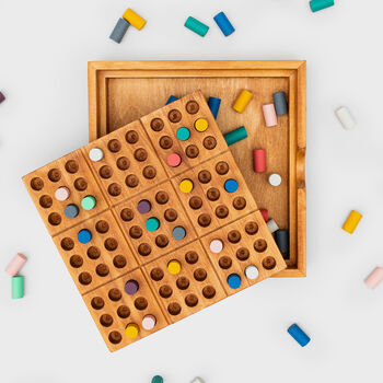 Personalised Mindful Wooden Sudoku Game, 2 of 8