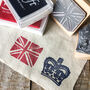 Crown And Union Jack Stamp Set, thumbnail 1 of 2