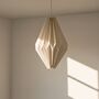 Origami Hex Paper Pendant Shade, thumbnail 5 of 5