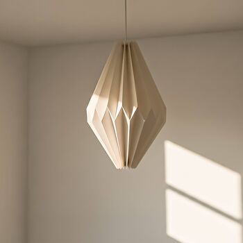 Origami Hex Paper Pendant Shade, 5 of 5