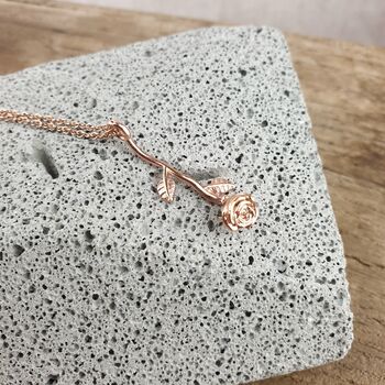 Eliza Day Wild Rose Sterling Silver Rose Gold Plated, 3 of 7