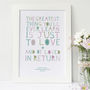 'To Love And Be Loved In Return' Personalised Print, thumbnail 1 of 10