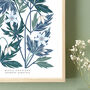 A4 Botanical Giclée Art Print, Wood Anemone, thumbnail 2 of 3