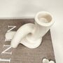 Cream Knot Candle Holder, thumbnail 3 of 6
