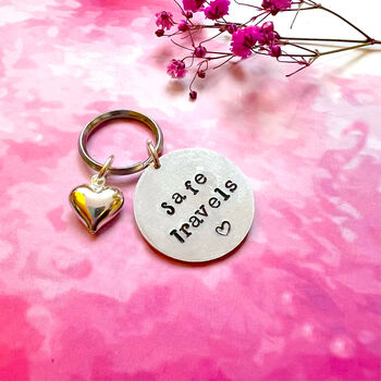 Safe Travels Keyring Bon Voyage Gift, 2 of 3